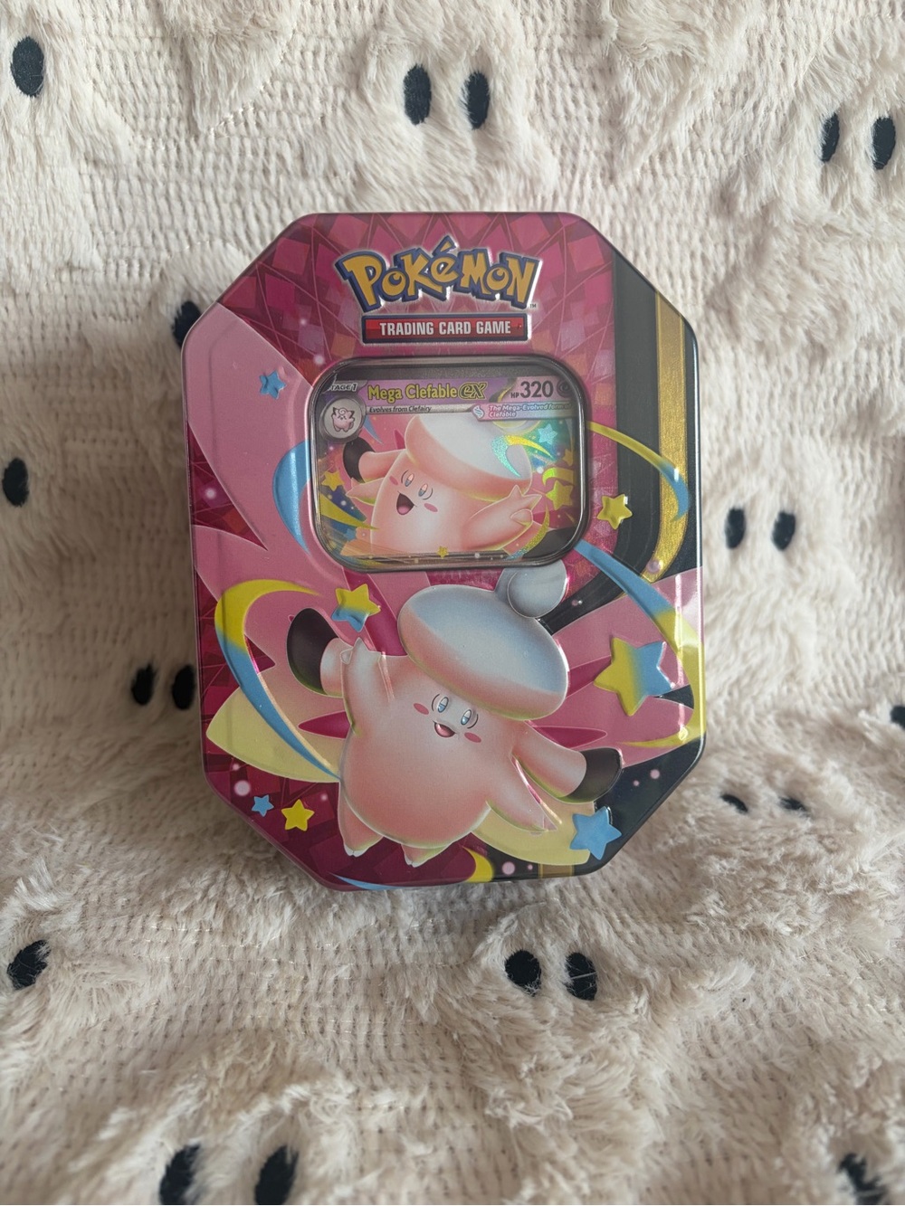 Pokemon Mega Moonlit Tin Mega Clefable EX Promo NEW SEALED